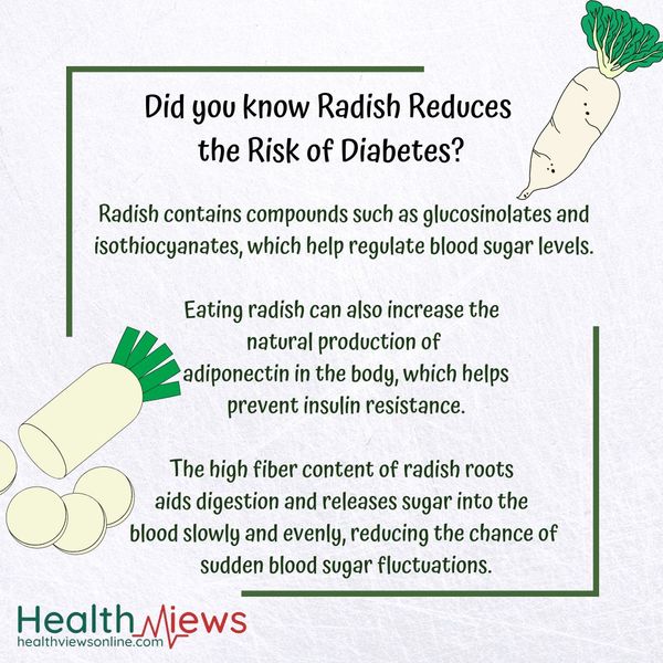 radish health benefits for diabetes