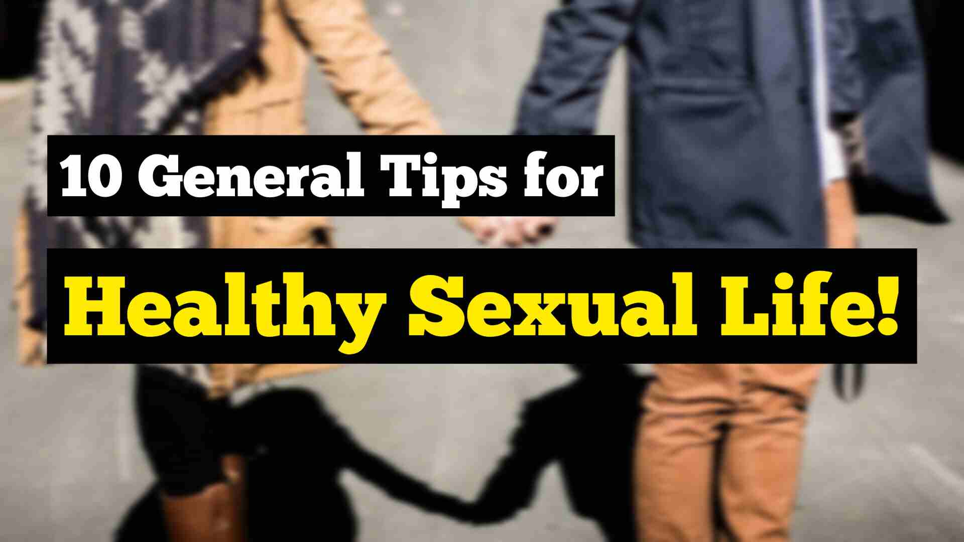 healthy sexual life