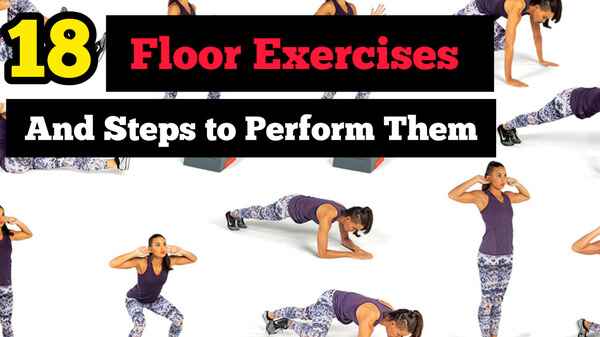 different floor exercises