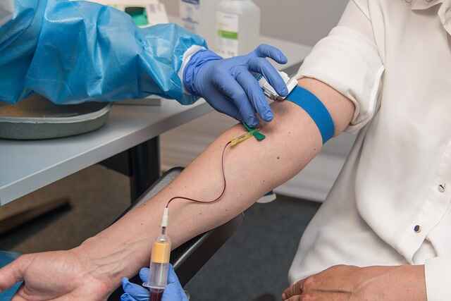 Blood test.