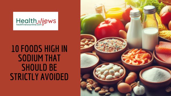 10 Foods High in Sodium that Should Be Strictly Avoided