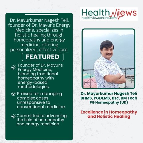 Dr. Mayurkumar Nagesh Teli: Excellence in Homeopathy and Holistic Healing