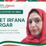 Irfana Zargar Padwoman of Kashmir Health Activist of India