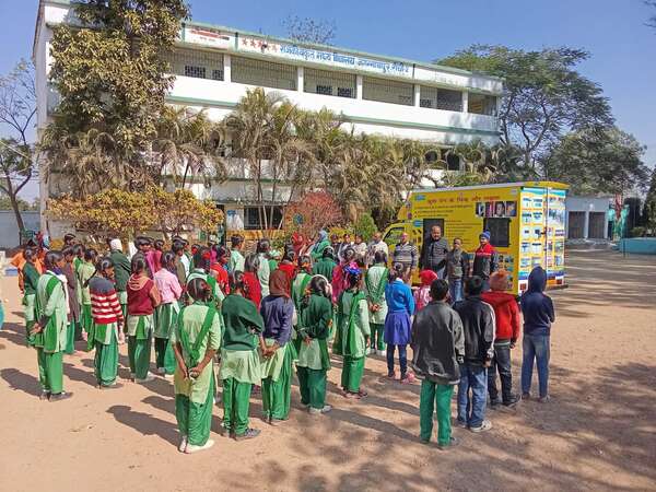 Lepra UK mobile unit for leprosy awareness